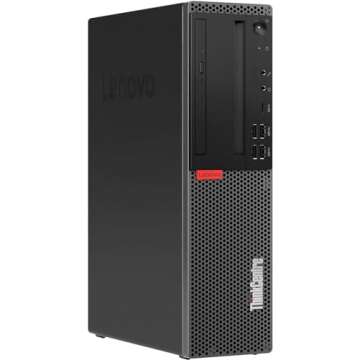 Lenovo ThinkCentre M920S SFF Desktop Computer, Intel Hexa Core i7-8700, 32 GB de RAM DDR4, SSD de 1 TB, VGA, DP, Teclado y ratón, WiFi, BT, Windows 11 Pro (Renewed)