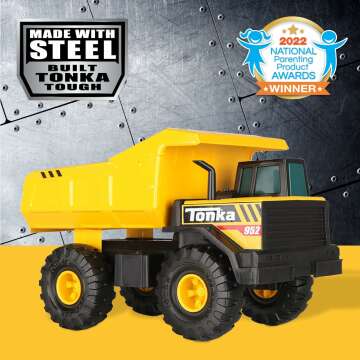 Tonka Steel Classics Dump Truck for Creative Play