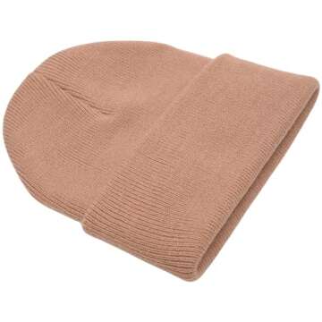 Baby Beanie for Infants 0-6 Months in Apricot Crush