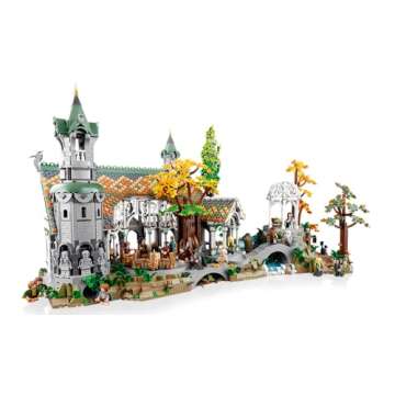 LEGO Icons The Lord of The Rings: Rivendell Building Model Kit for Adults, Construct and Display a Middle-Earth Valley with 15 Minifigures, A Great Gift for LOTR Fans and Movie-Lovers, 10316