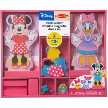 Minnie Mouse & Daisy Duck Magnetic Dress-Up Set