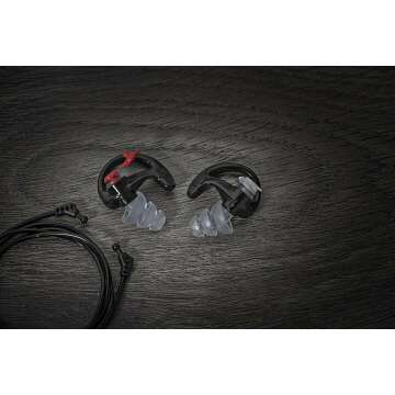 SureFire EP4 Earplugs - Reusable, Black, Medium