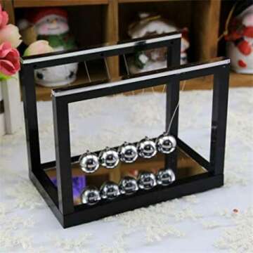 Newton's Cradle Physics Desk Toy - Swinging Balls