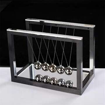 Newton's Cradle Physics Desk Toy - Swinging Balls