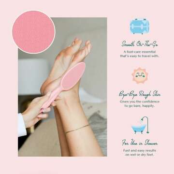 Callus Remover Foot File for Smooth, Soft Feet