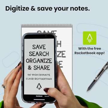 Rocketbook Flip Eco-Friendly Smart Notepad 8.5" x 11"