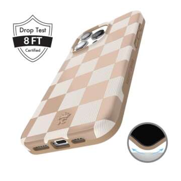 Checkered iPhone 16 Pro Case - 8ft Drop Tested