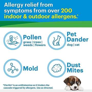 Claritin 24 Hour Allergy Medicine, Non-Drowsy Prescription Strength Allergy Relief, Loratadine Antihistamine Liqui-Gels, 1x30, 1x10, 1x60, 100 Total Liqui-Gels