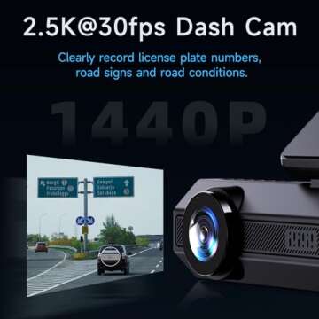 Dash Cam 4K WiFi Front Dash Camera for Cars, E-YEEGER Car Camera 2160P Wireless Mini Dashcams with App, Driving Recorder with 24H Parking Mode, Night Vision, G-Sensor, Free 32G Card, Support 256G Max