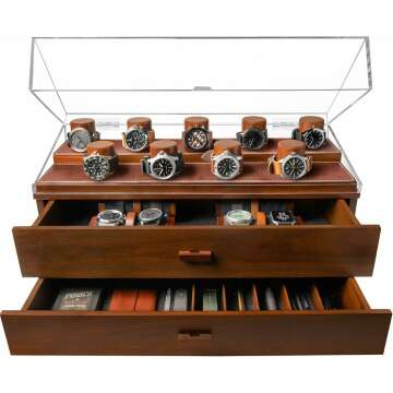 Elevate Your Watch Collection with The Legacy - Premium Display Case for 17 Watches