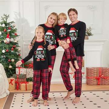 Yaguyuly Christmas Family Matching Pajamas Sets