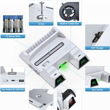 PS5 Controller Charging Storage