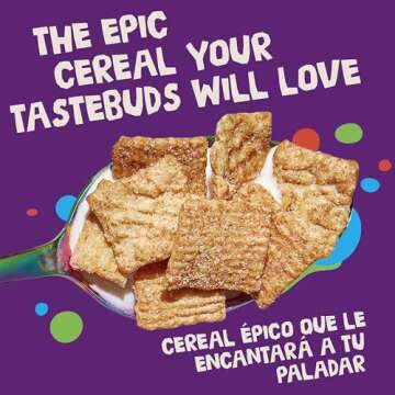 Cinnamon Toast Crunch Breakfast Cereal, Crispy Cinnamon Cereal, Large Size, 16.8 oz Cereal Box