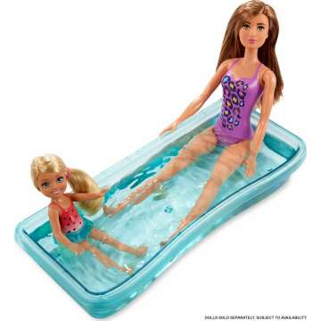 Barbie Doll House Playset with Pool and Furniture