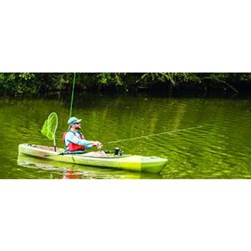 Perception Kayaks Sound 10.5 | Sit Inside Kayak for Fishing and Fun | Two Rod Holders | Large Rear Storage | 10' 6" | Dapper