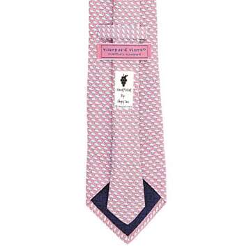 vineyard vines Men's Whale Tie , Vineyard Whale Pink, OS