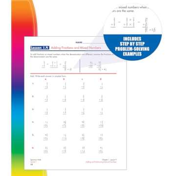 Spectrum 7th Grade Math Workbooks, Ages 12 to 13, 7th Grade Math, Algebra, Probability, Statistics, Ratios, Positive and Negative Integers, and Geometry Workbook - 160 Pages (Volume 8)