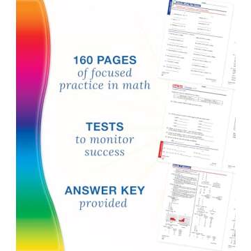 Spectrum 7th Grade Math Workbooks, Ages 12 to 13, 7th Grade Math, Algebra, Probability, Statistics, Ratios, Positive and Negative Integers, and Geometry Workbook - 160 Pages (Volume 8)