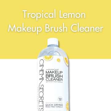 Cinema Secrets Professional Makeup Brush Cleaner, 32 fl oz, Lemon