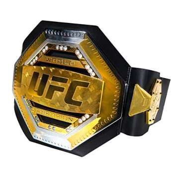 UFC Role Play Championship Belt, One Size Fits All - Authentic Look and Detail, Be The Ultimate Fighting Champion - Ready for Playtime Wrestling & Boxing