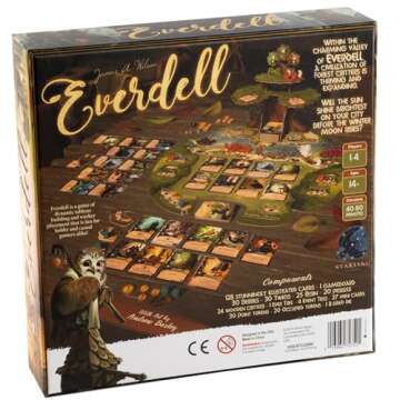 Everdell Standard Edition by Starling Games - 1-4 Player Game Where You Build a Woodland City Full of Adorable Critters