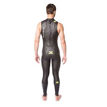 Xterra Wetsuits - Men's Volt Triathlon Wetsuit - Sleeveless Neoprene Wet Suit (3mm Thickness) (Medium/Large) | Designed for Open Water Swimming - Ironman & USAT Approved