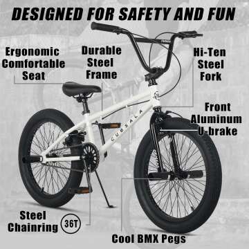 Crossea BMX Bike for Kids - 18 and 20 Inch Options