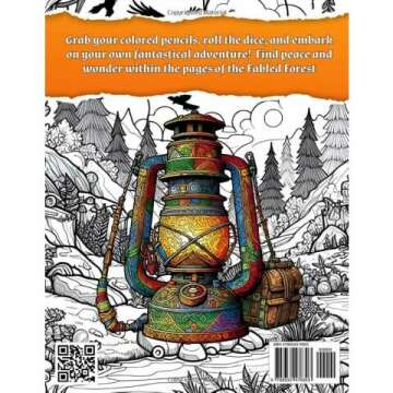 Fabled Forest Adult & Teen Coloring Adventure Book