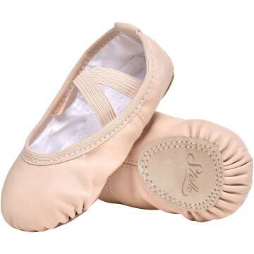 Stelle Toddler & Kids Ballet Shoes Soft Leather