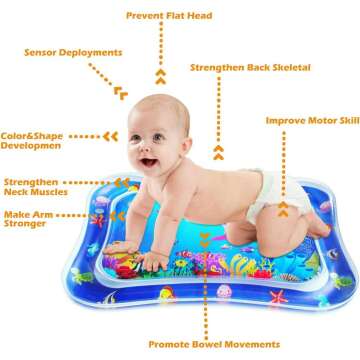 ZMLM Baby Tummy-Time Water Mat