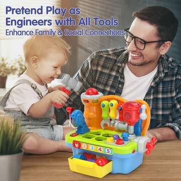 Multifunctional Workbench Toy for 1 Year Old