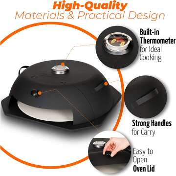 Outdoor Pizza Oven Grill Kit for Backyard Fun