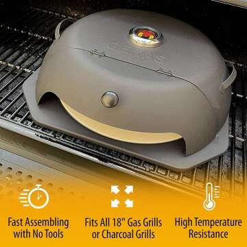 Outdoor Pizza Oven Grill Kit for Backyard Fun