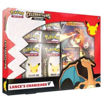 Pokemon Trading Card Games: 25th Anniversary Celebrations Collection - Lance's Charizard V