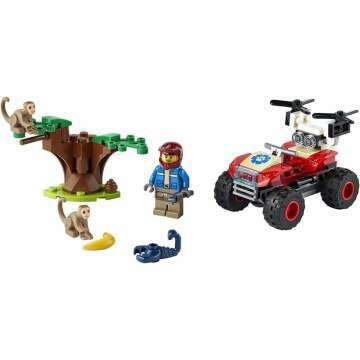 LEGO City Wildlife Rescue ATV 60300 Building Kit; Fun Wildlife Playset; Top Toy for Kids; New 2021 (74 Pieces)