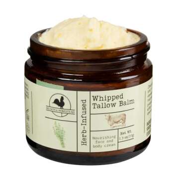 Hearth and Homestead Handmade Whipped Tallow Balm for Skin Relief