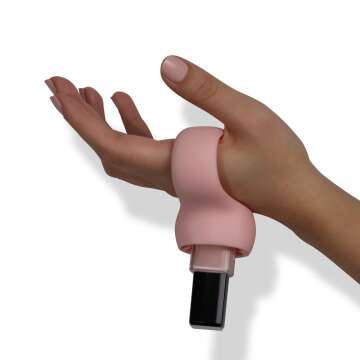 Nail Polish Holder - Soft Adjustable Anti-Spill Tool