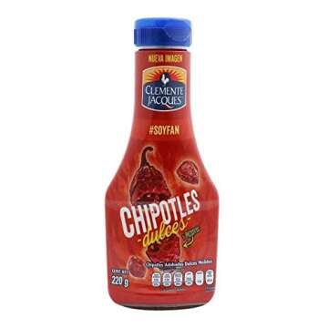 Chiles Chipotles Dulces Adobados Molidos Relish Molidos Adobados Clemente Jacques - Sweet Chipotle Peppers In Adobo Sauce 7.7 Ounces Clemente Jacques (Pack of 2)