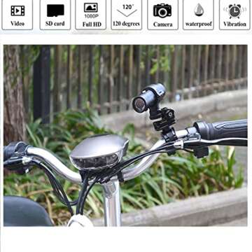 Waterproof Motorcycle Camera Camcorder with Bracket