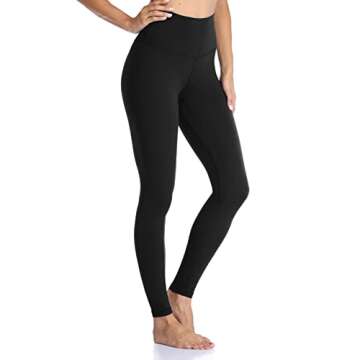 Colorfulkoala Women's High Waisted Leggings Black