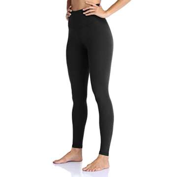 Colorfulkoala Women's High Waisted Leggings Black