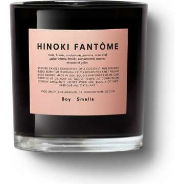 Boy Smells Hinoki Fantôme Scented Candle - Coconut & Beeswax Blend