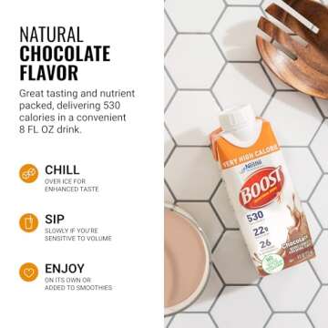 High Calorie Chocolate Drink – 22g Protein, 530 Calories