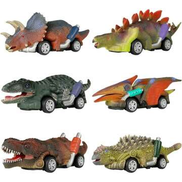 Dino Toy Cars 6-Pack