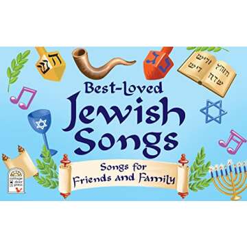 Best-Loved Jewish Songs for Hanukkah, Passover, Shabbat, Rosh Hashanah, Yom Kippur, Sukkot, Purim And More. A Children's Sound Book for Kids