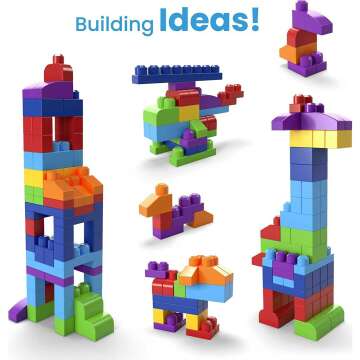 Fun MEGA BLOKS 80-Piece Toddler Building Blocks