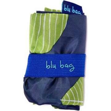 Reusable Grocery Bags - Washable, Foldable, Packable Tote, Large Handles, Heavy Duty, Zippered Top Pouch