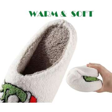 Warm Christmas Slippers for Indoor Comfort