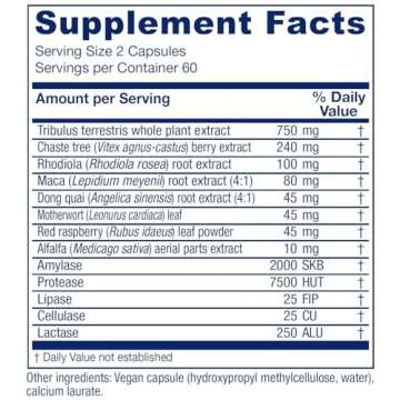 Vitanica Pregnancy Prep, Reproductive System Support, Vegan, 120 Capsules