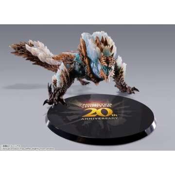 TAMASHII NATIONS - Monster Hunter Series - Zinogre -20th Anniversary Edition-, Bandai Spirits S.H.MonsterArts Action Figure